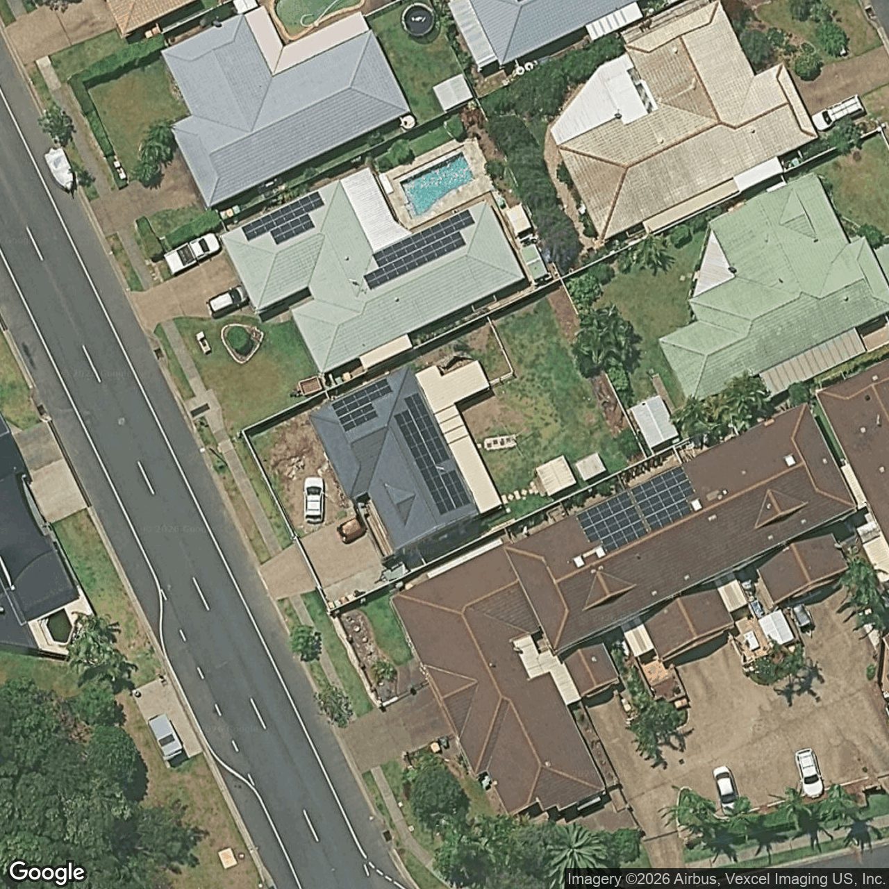 Aerial view of 93 Bienvenue Drive, Currumbin Waters QLD 4223