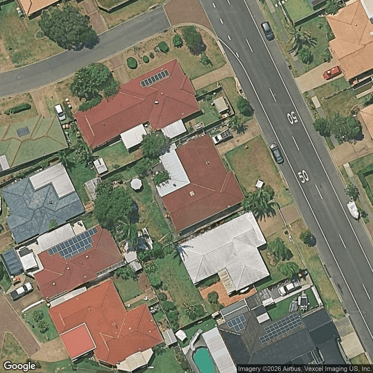 Aerial view of 90 Bienvenue Drive, Currumbin Waters QLD 4223