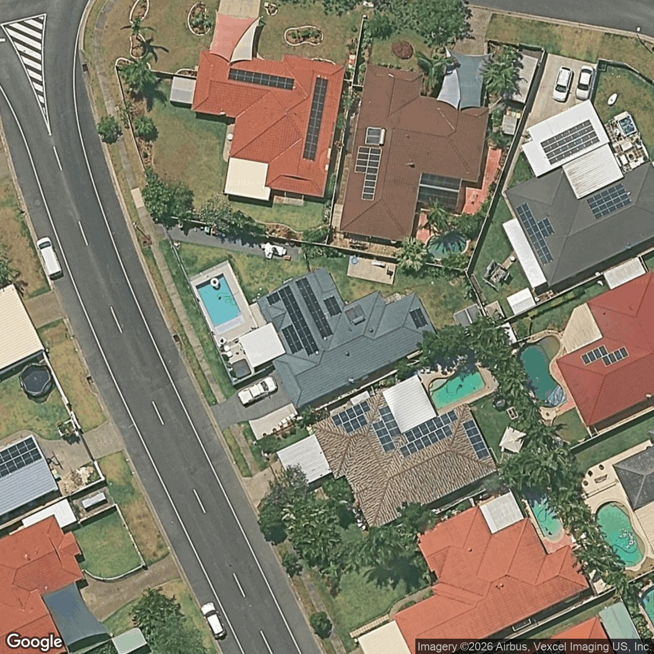 Aerial view of 111 Bienvenue Drive, Currumbin Waters QLD 4223
