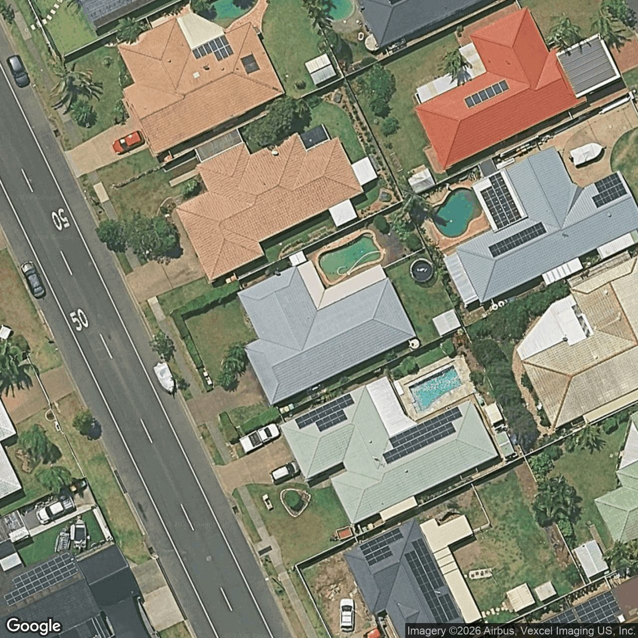 Aerial view of 97 Bienvenue Drive, Currumbin Waters QLD 4223
