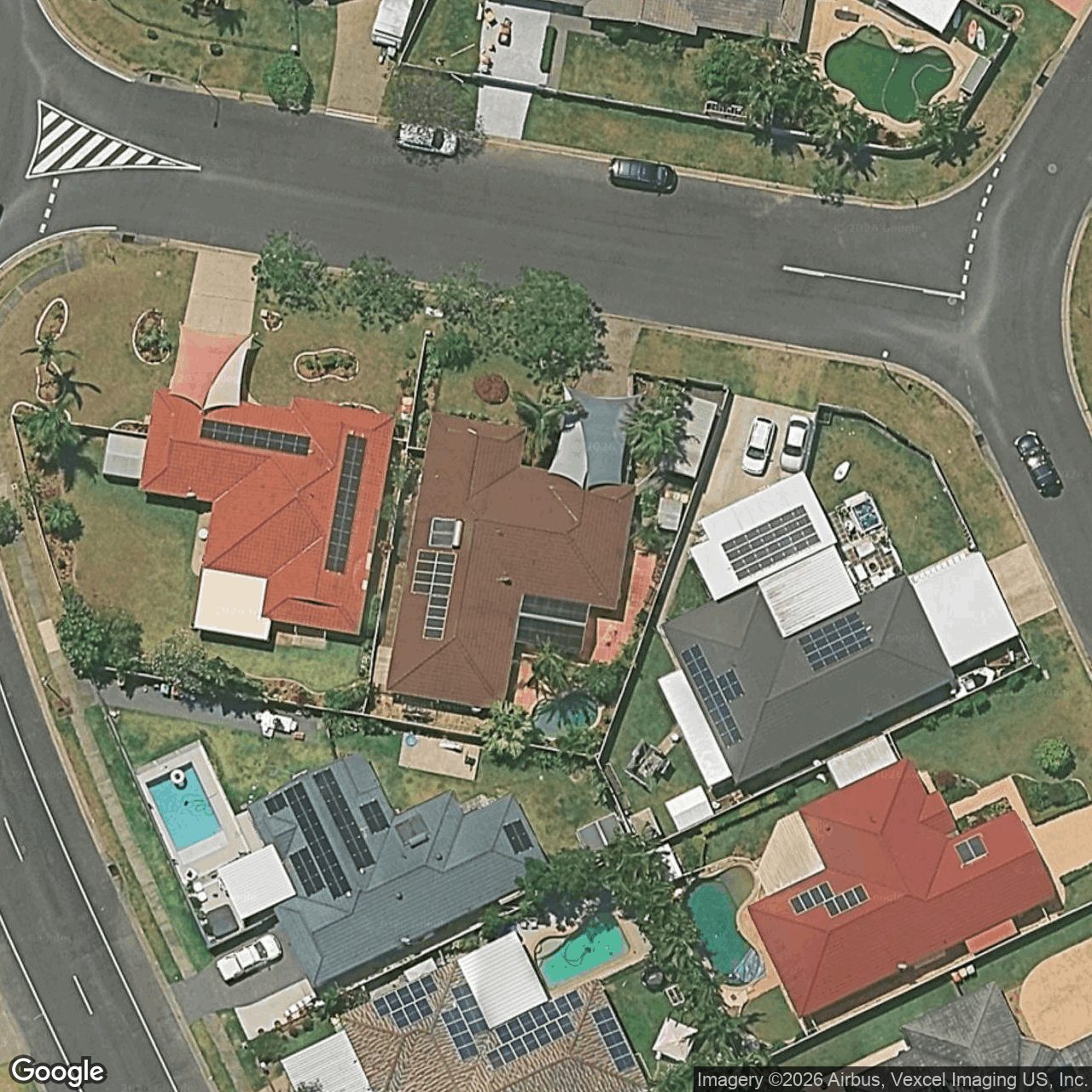 Aerial view of 4 The Cross Road, Currumbin Waters QLD 4223