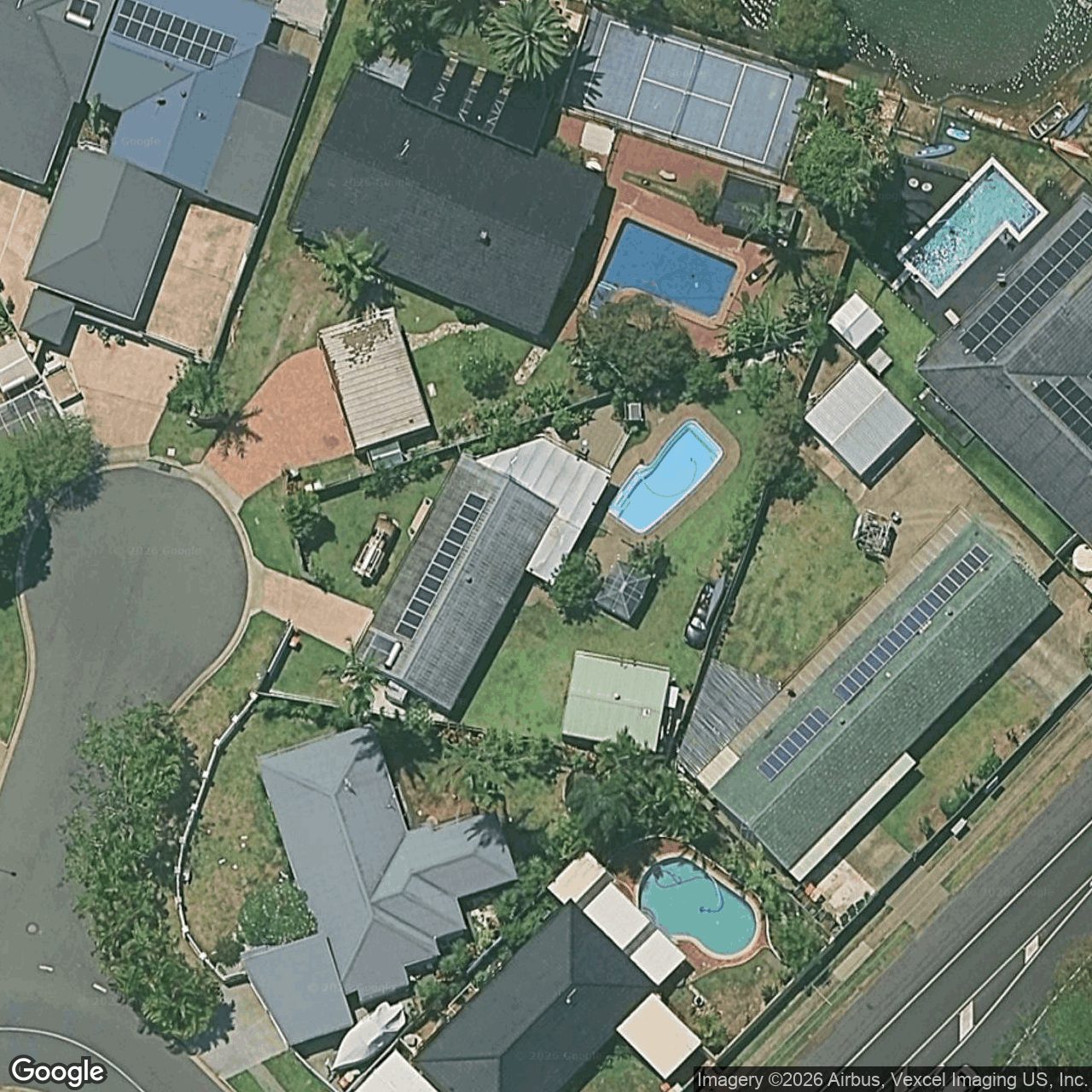 Aerial view of 3 Prudhoe Place, Currumbin Waters QLD 4223