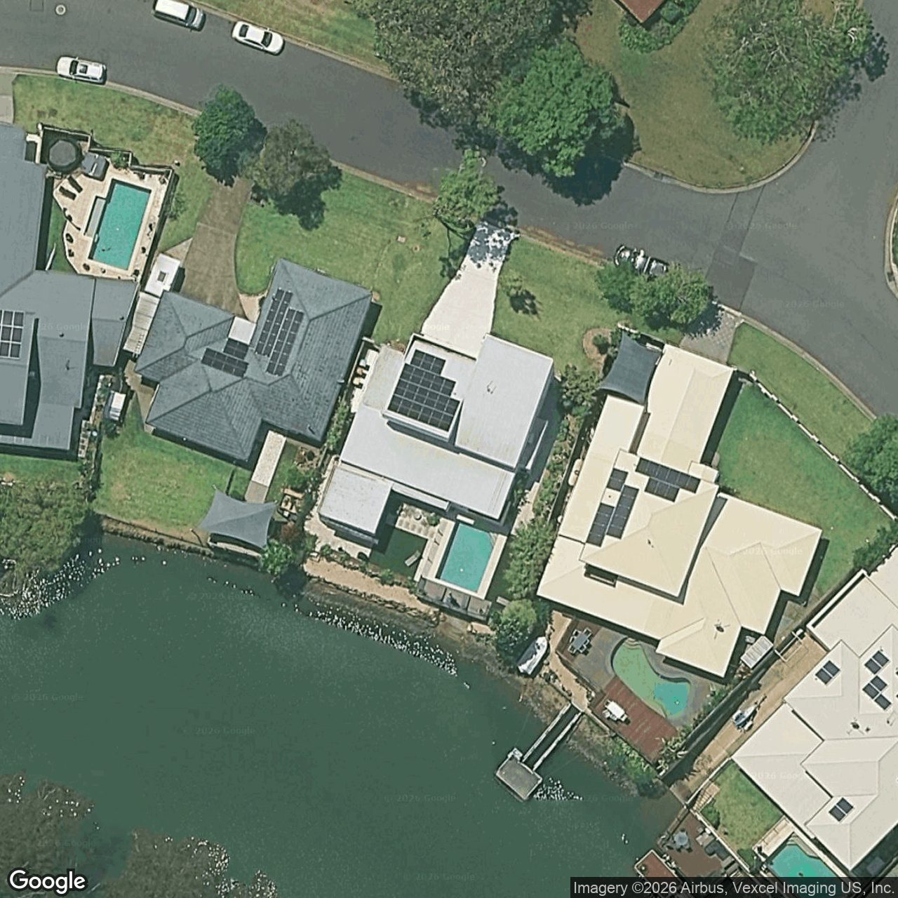 Aerial view of 18 Whitsunday Drive, Currumbin Waters QLD 4223