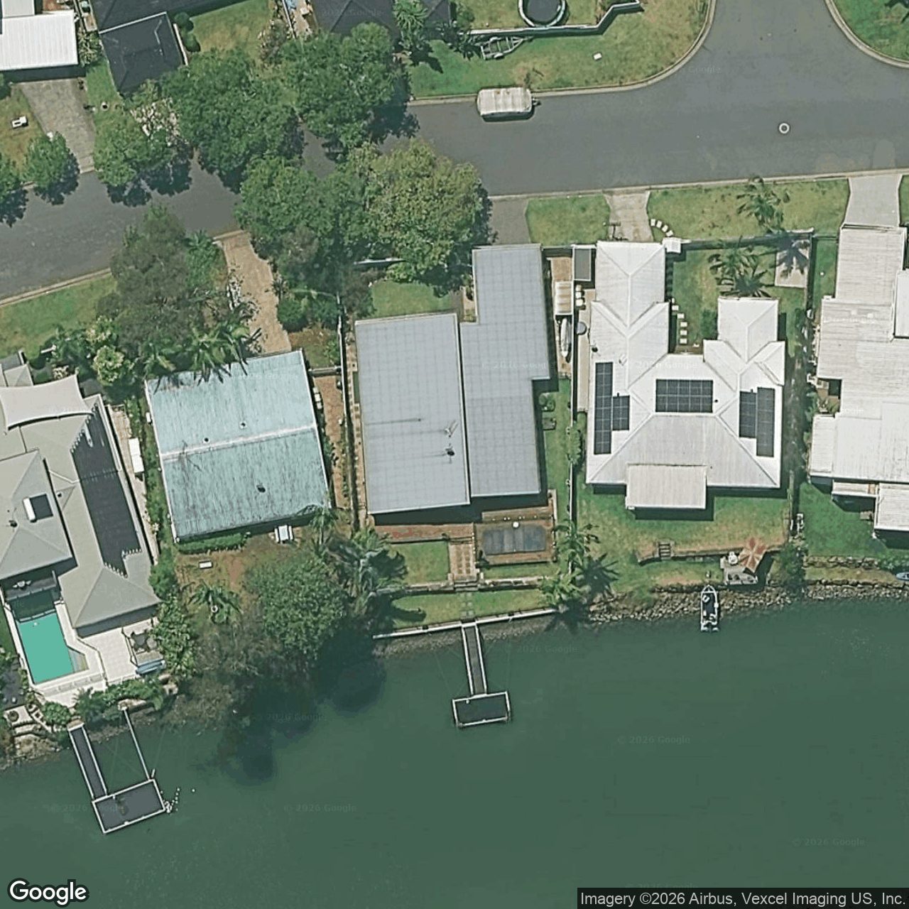 Aerial view of 28 Whitsunday Drive, Currumbin Waters QLD 4223