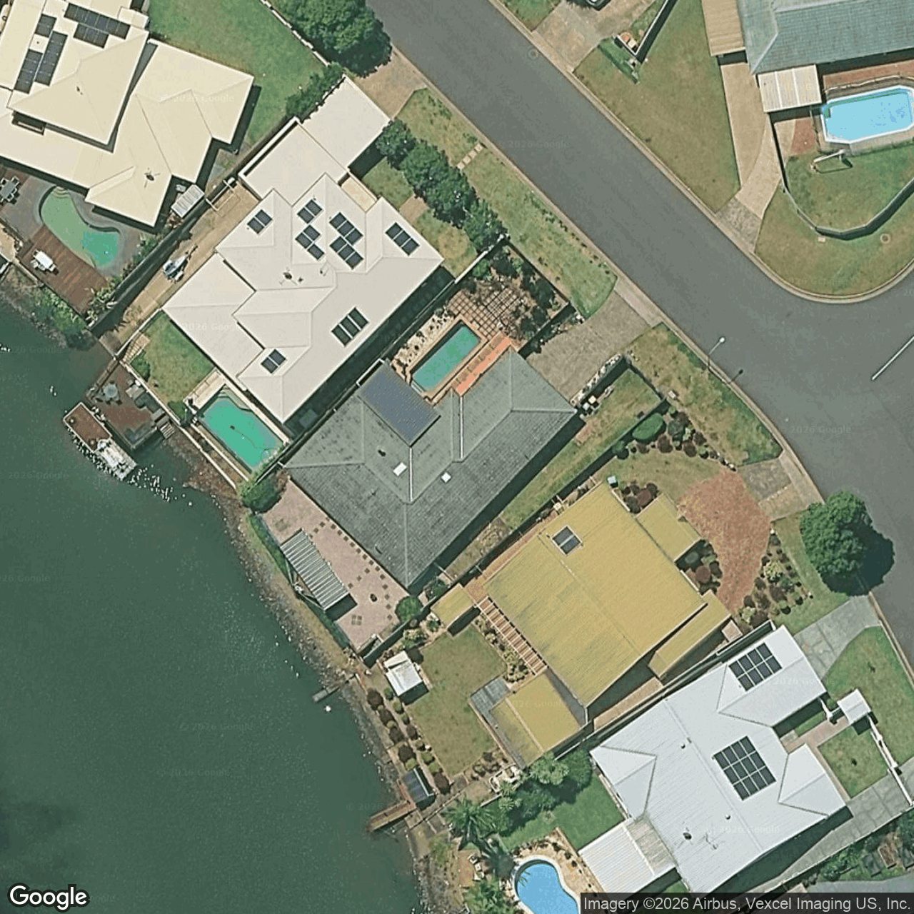 Aerial view of 12 Whitsunday Drive, Currumbin Waters QLD 4223