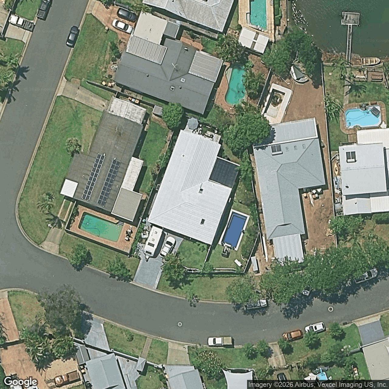 Aerial view of 31 Whitsunday Drive, Currumbin Waters QLD 4223