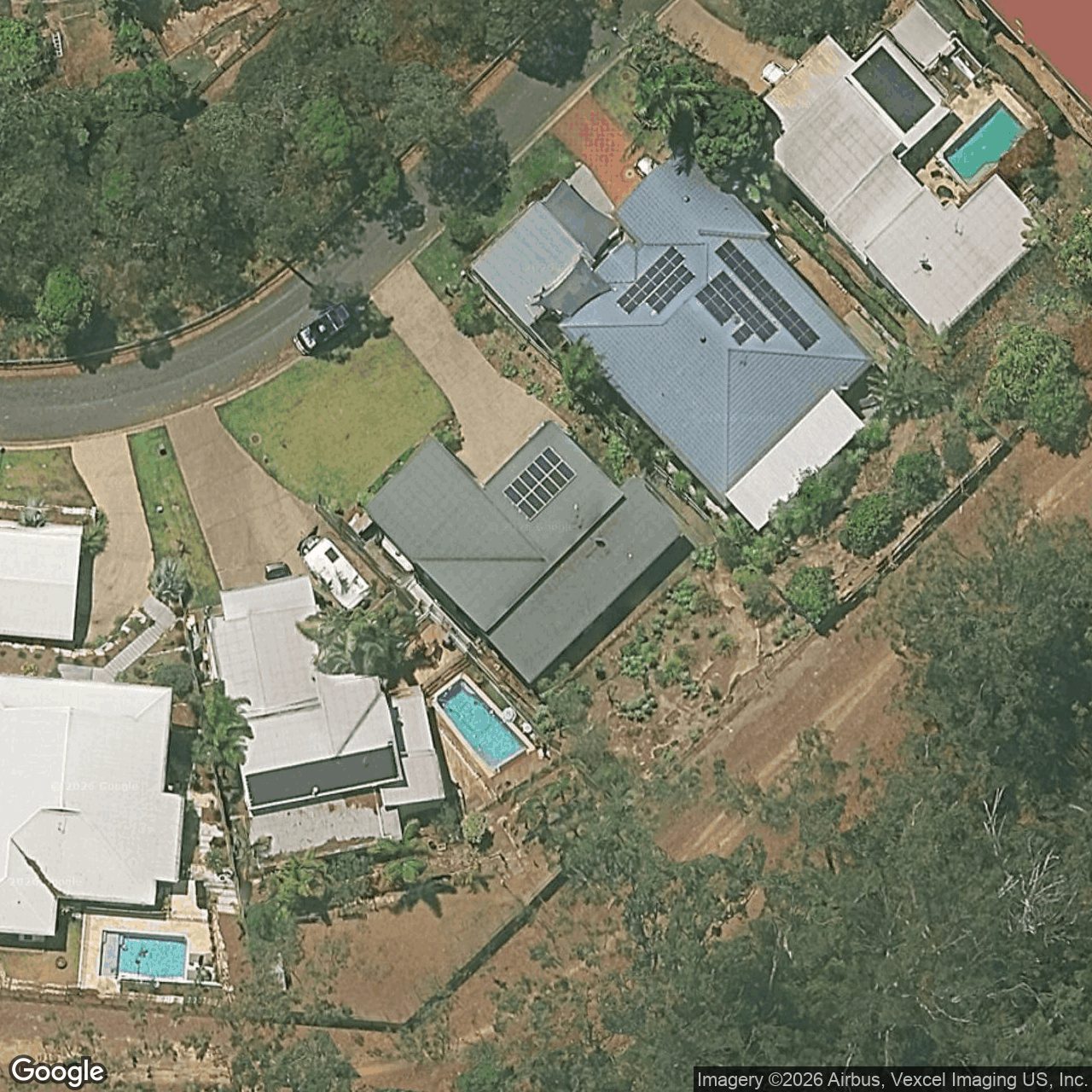 Aerial view of 39 Sawtell Drive, Currumbin Waters QLD 4223