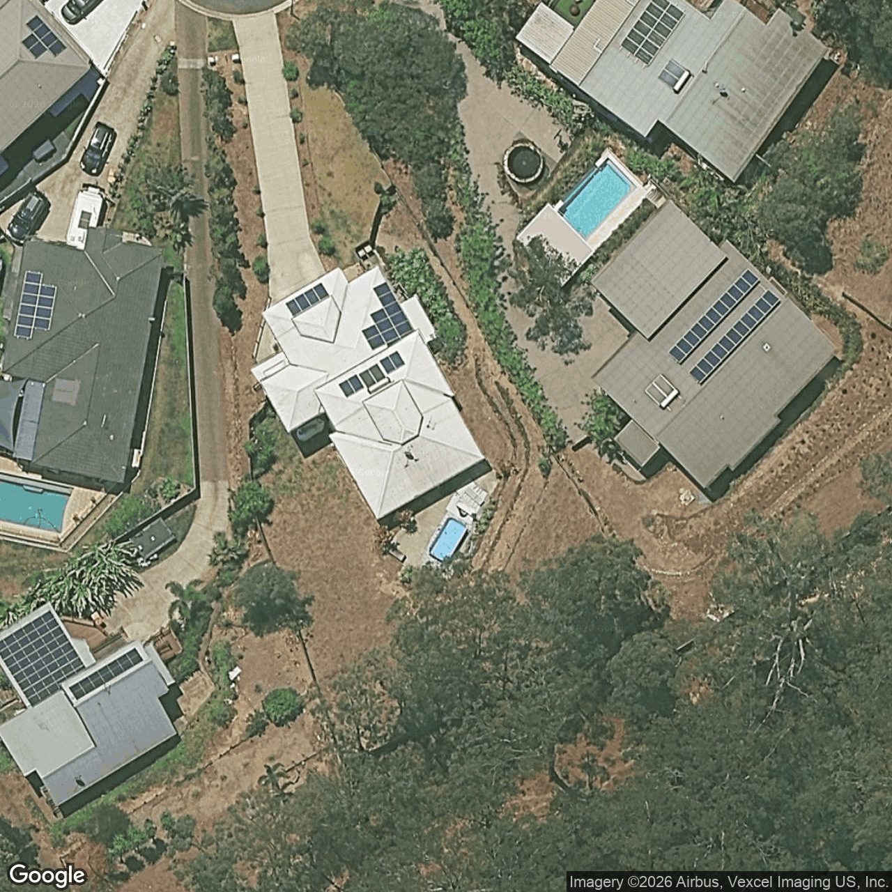 Aerial view of 16 Border Drive, Currumbin Waters QLD 4223