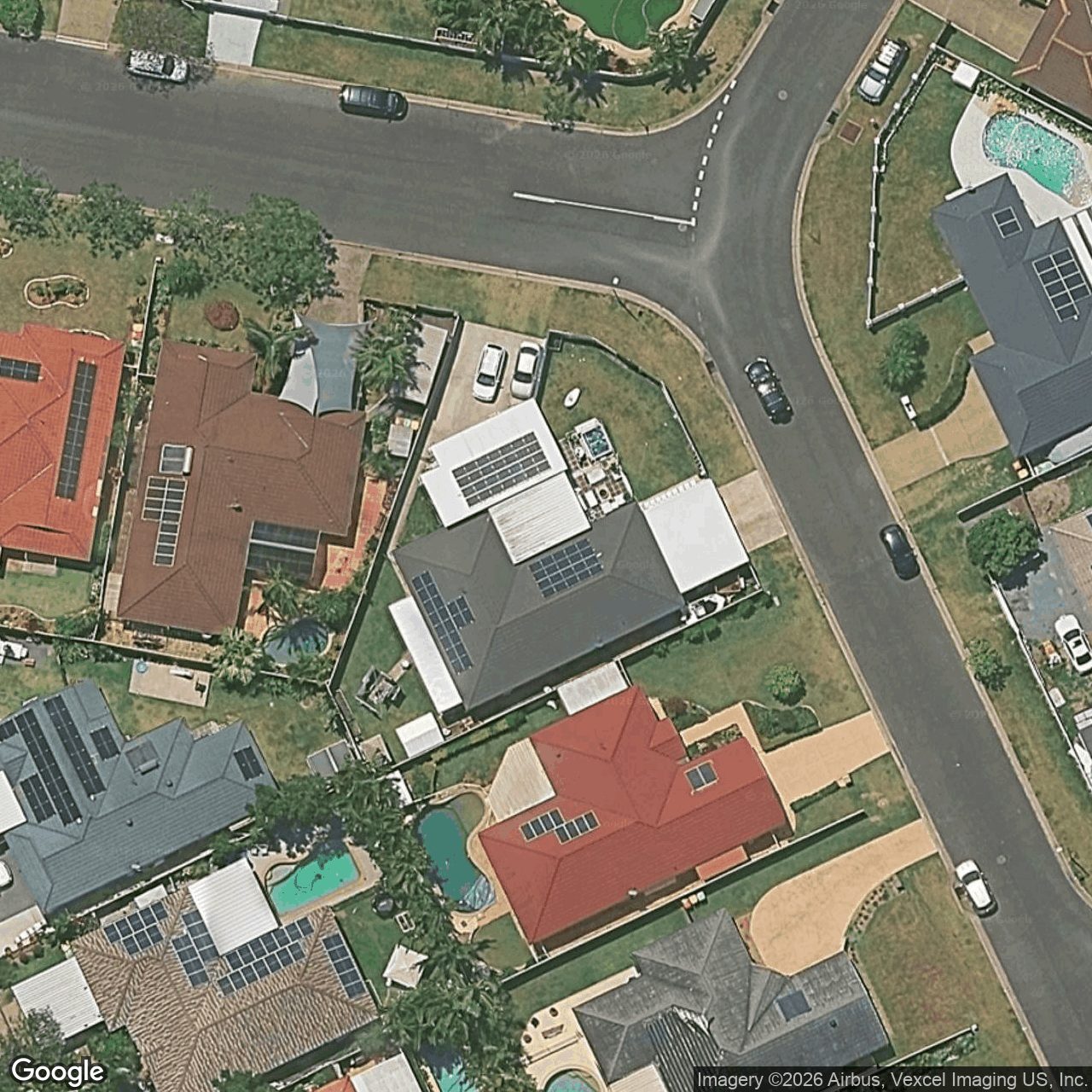 Aerial view of 24 Gilchrist Drive, Currumbin Waters QLD 4223