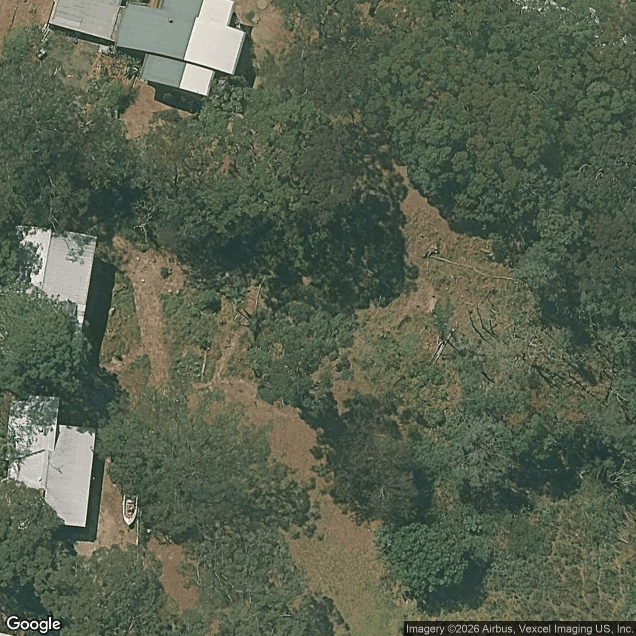 Aerial view of 224 Simpsons Road, Currumbin Waters QLD 4223