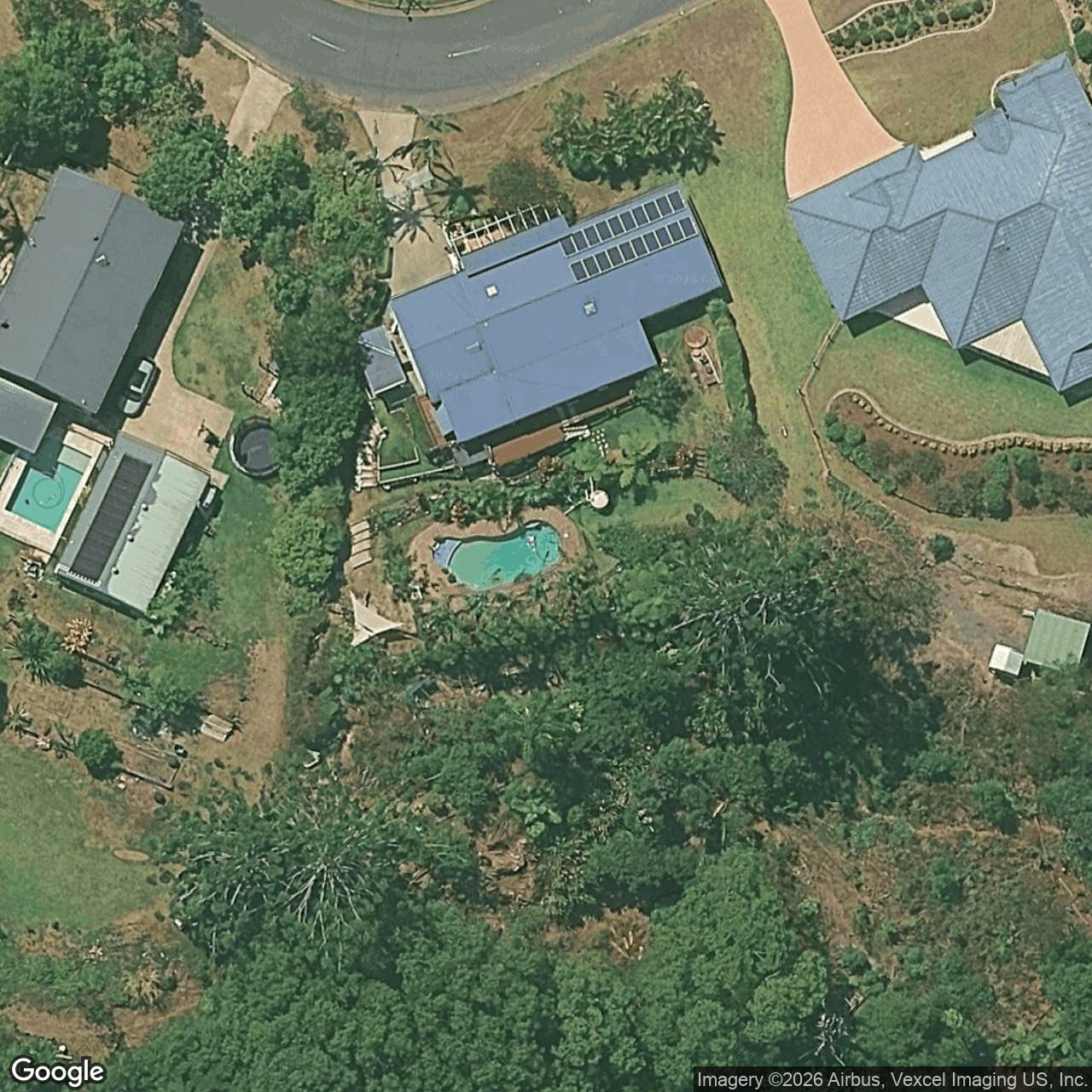 Aerial view of 140-142 Tierney Drive, Currumbin Waters QLD 4223