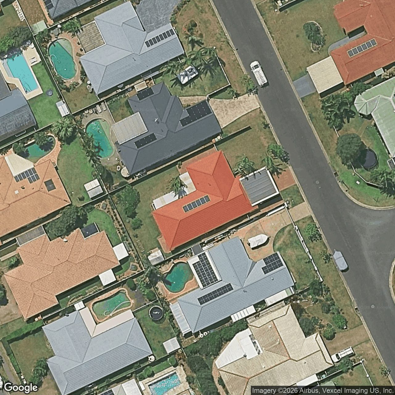Aerial view of 12 Gilchrist Drive, Currumbin Waters QLD 4223