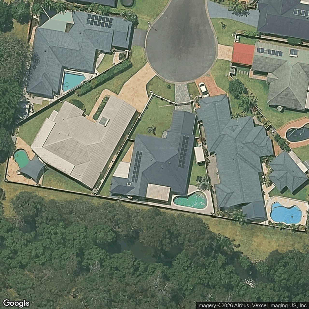Aerial view of 2 Cannon Drive, Currumbin Waters QLD 4223