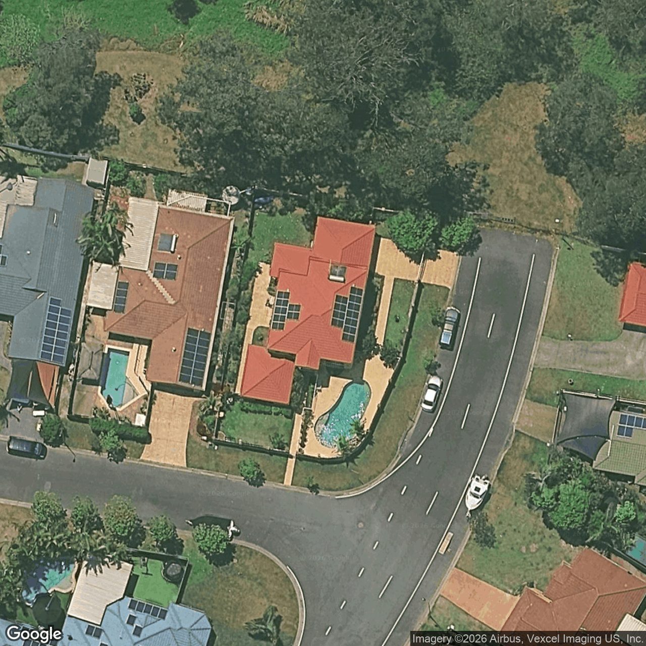 Aerial view of 64 Cannon Drive, Currumbin Waters QLD 4223
