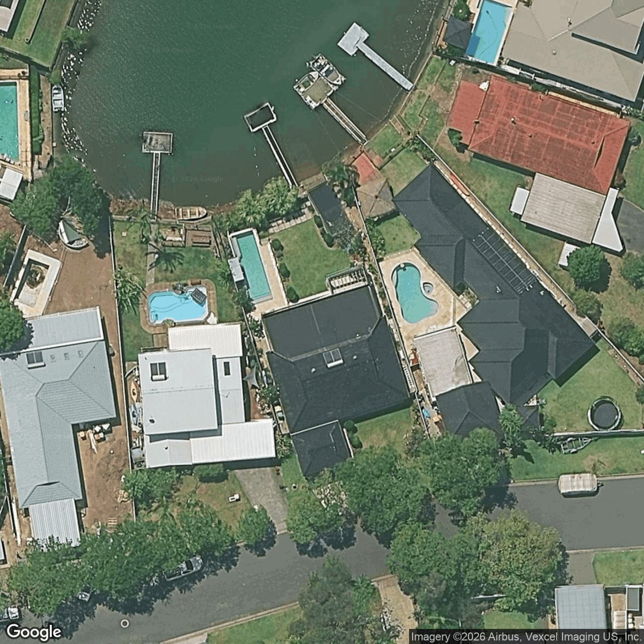 Aerial view of 25 Whitsunday Drive, Currumbin Waters QLD 4223