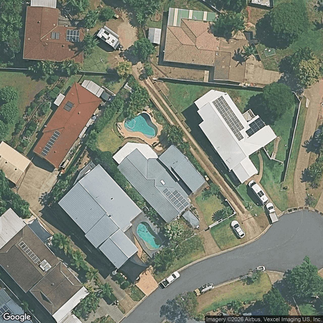 Aerial view of 12 Serafini Court, Elanora QLD 4221