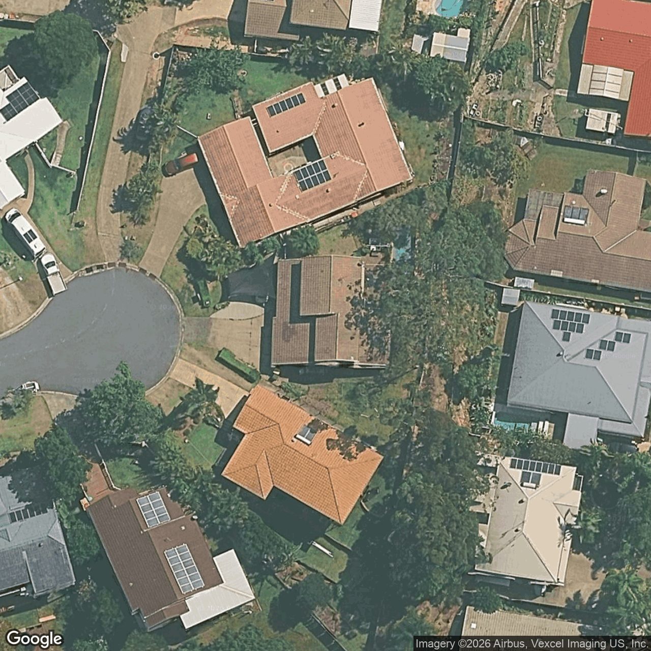 Aerial view of 24 Serafini Court, Elanora QLD 4221