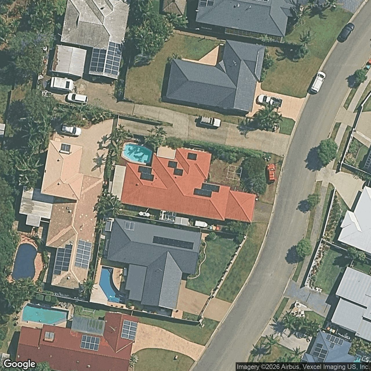 Aerial view of 10 Rees Court, Elanora QLD 4221