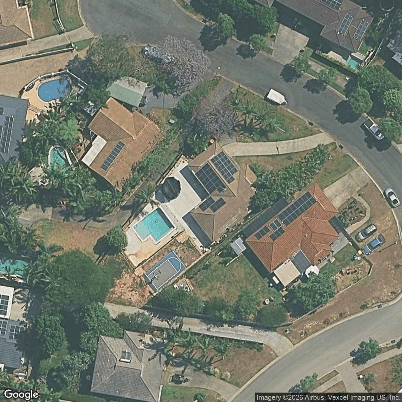 Aerial view of 26 Rees Court, Elanora QLD 4221