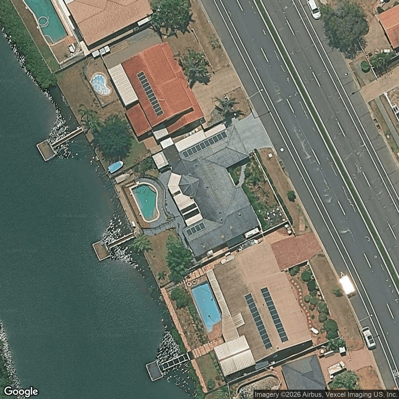 Aerial view of 242 Nineteenth Avenue, Elanora QLD 4221