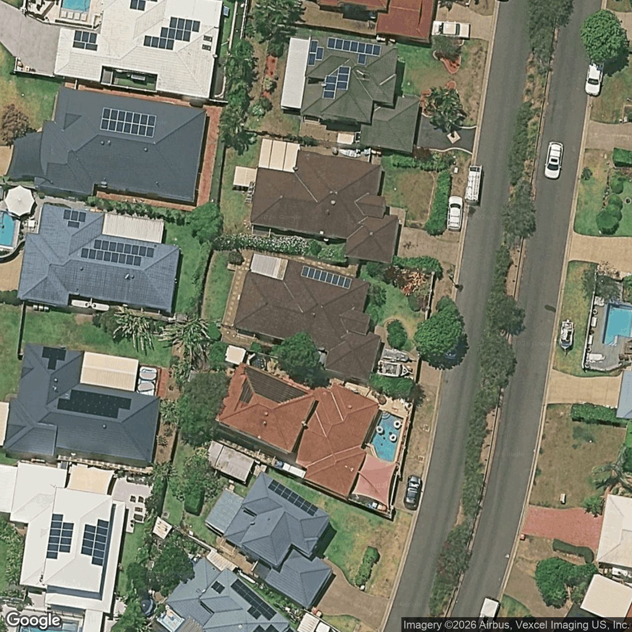 Aerial view of 93 Casuarina Drive, Elanora QLD 4221