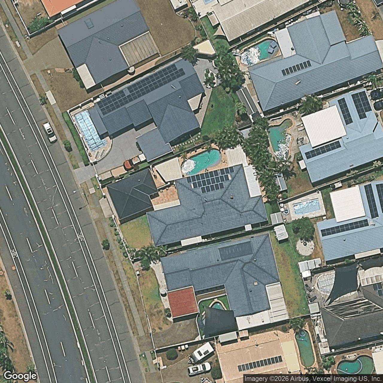 Aerial view of 249 Nineteenth Avenue, Elanora QLD 4221