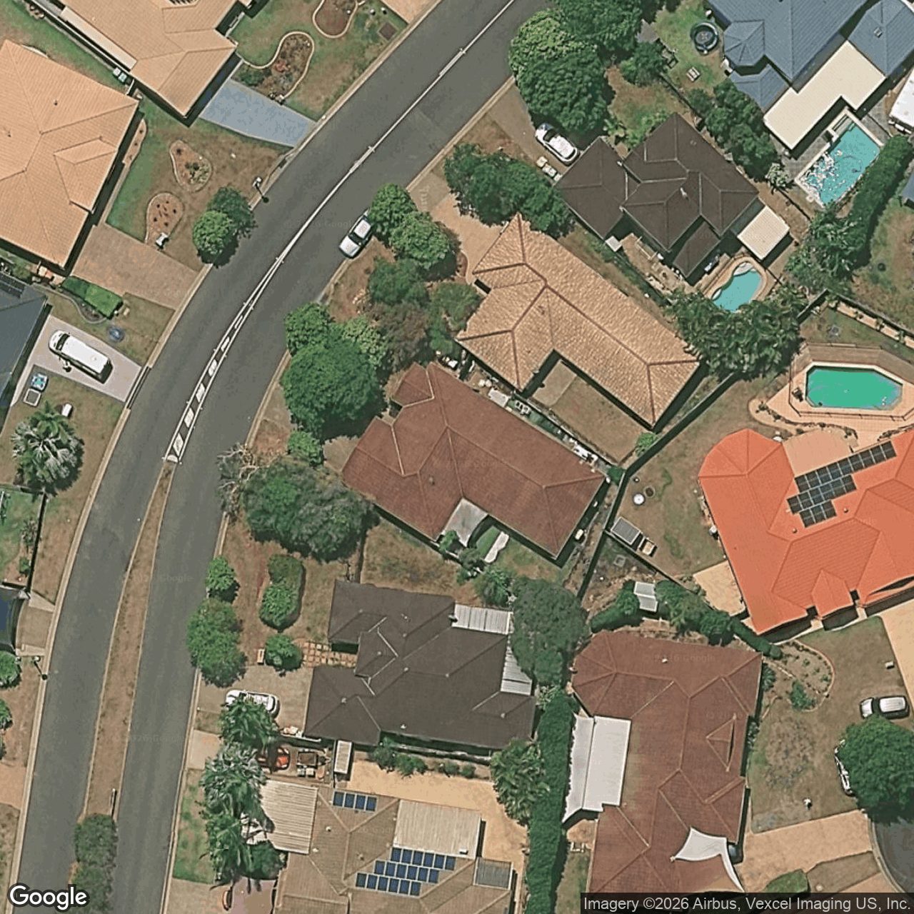 Aerial view of 66 Casuarina Drive, Elanora QLD 4221