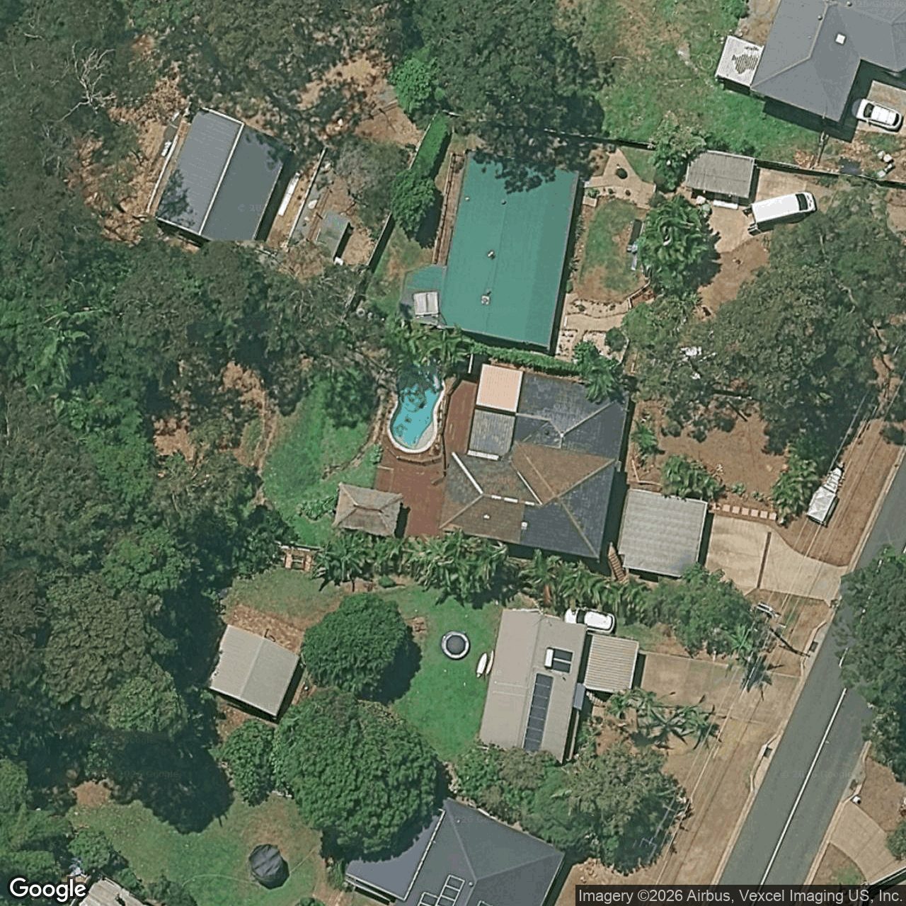 Aerial view of 183 Simpsons Road, Elanora QLD 4221