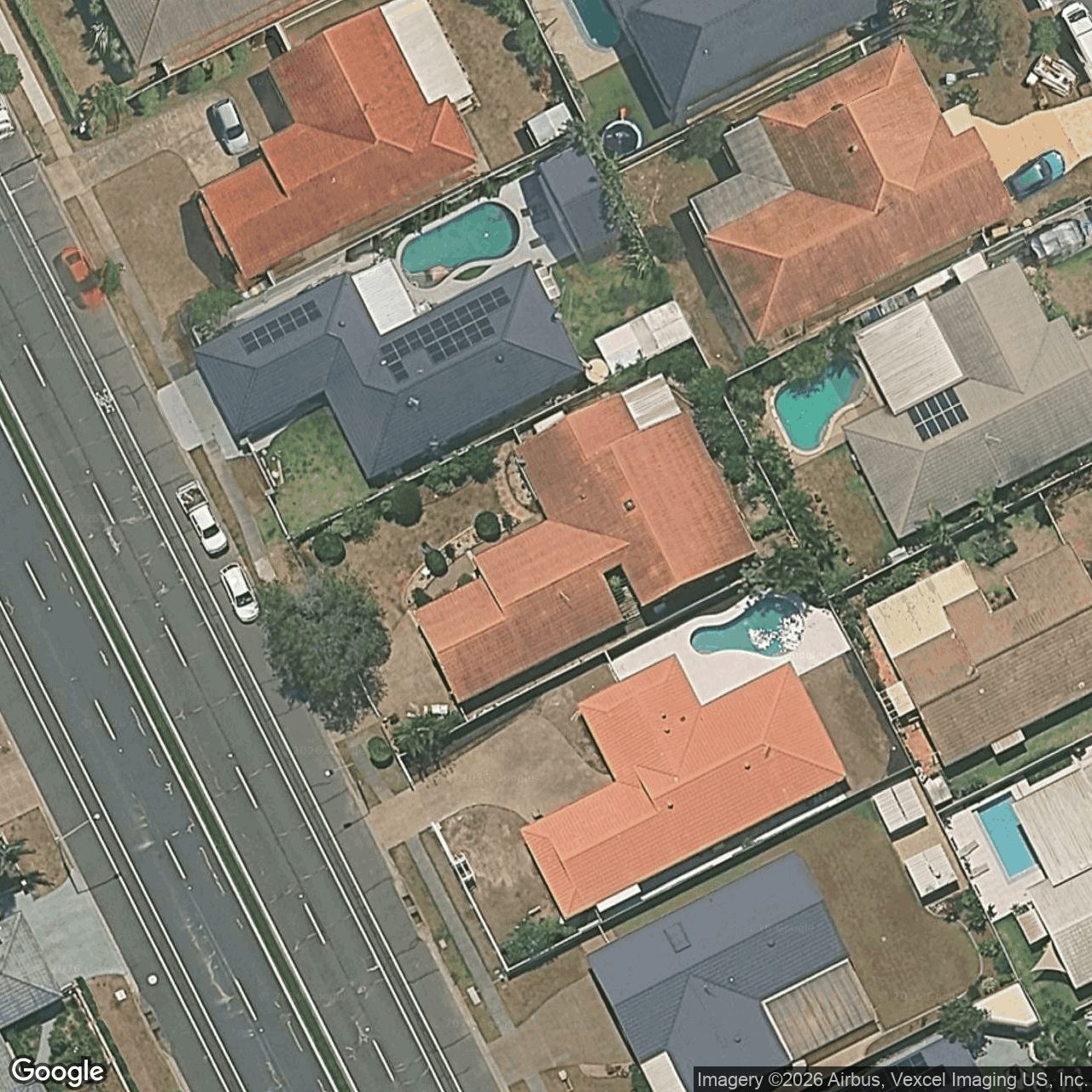 Aerial view of 241 Nineteenth Avenue, Elanora QLD 4221