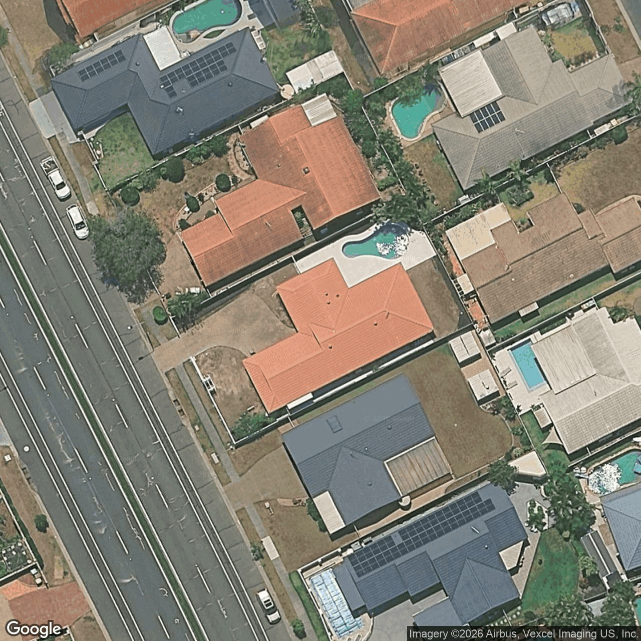Aerial view of 243 Nineteenth Avenue, Elanora QLD 4221