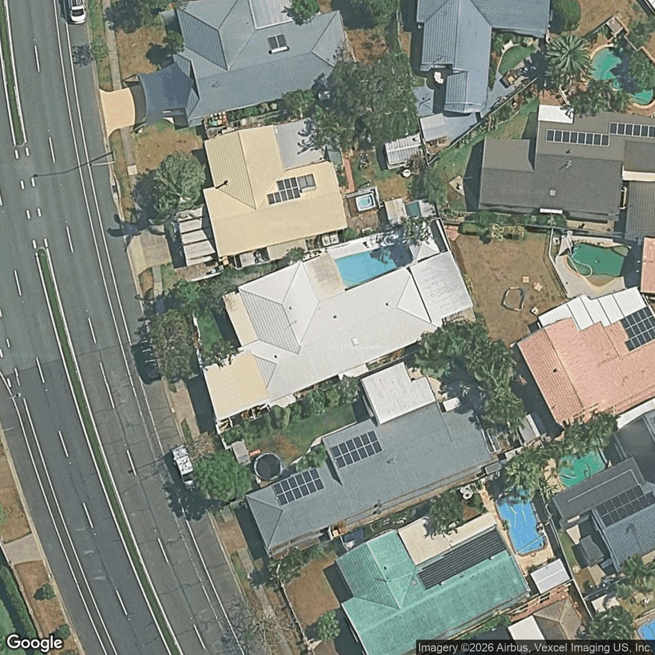 Aerial view of 229 Nineteenth Avenue, Elanora QLD 4221