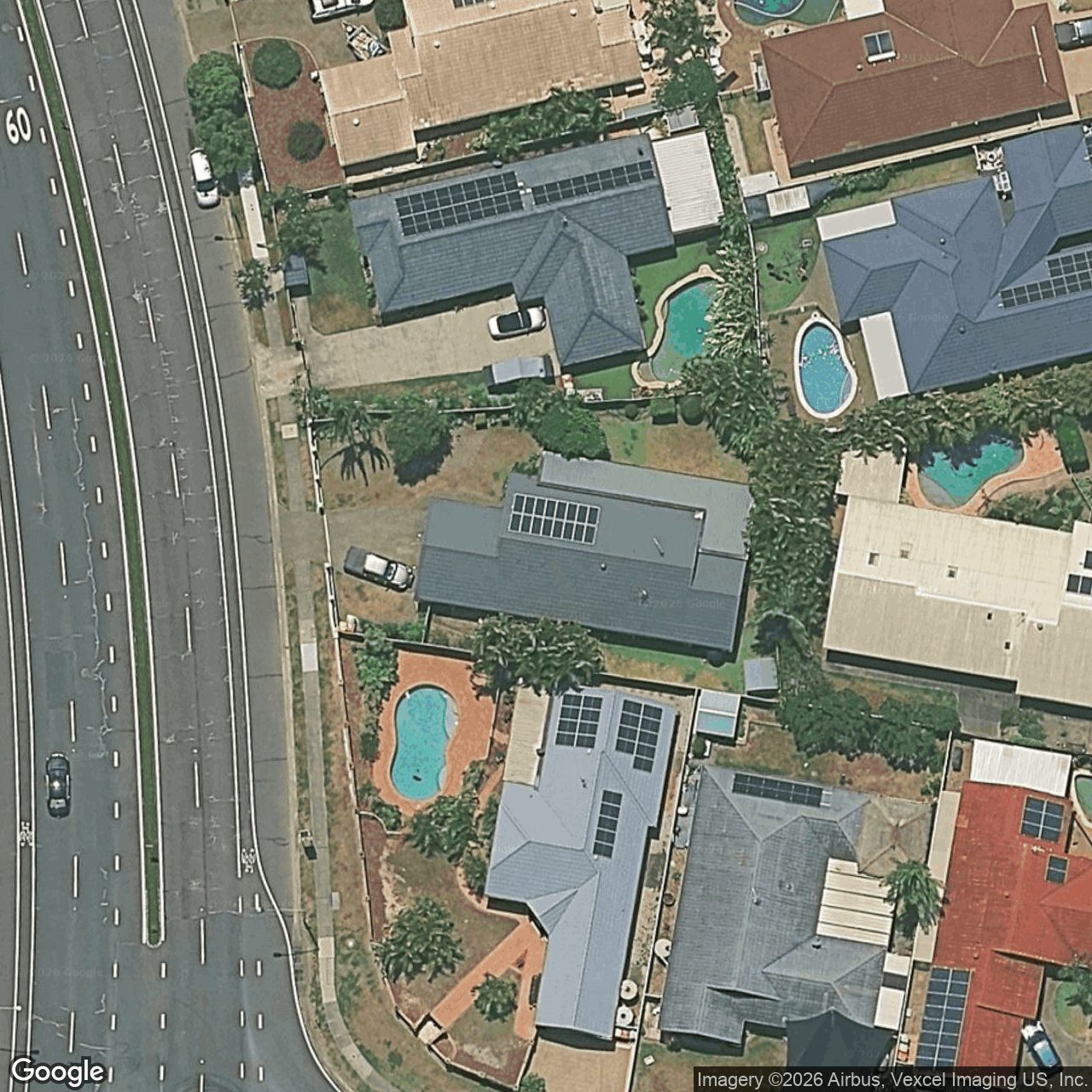 Aerial view of 257 Nineteenth Avenue, Elanora QLD 4221