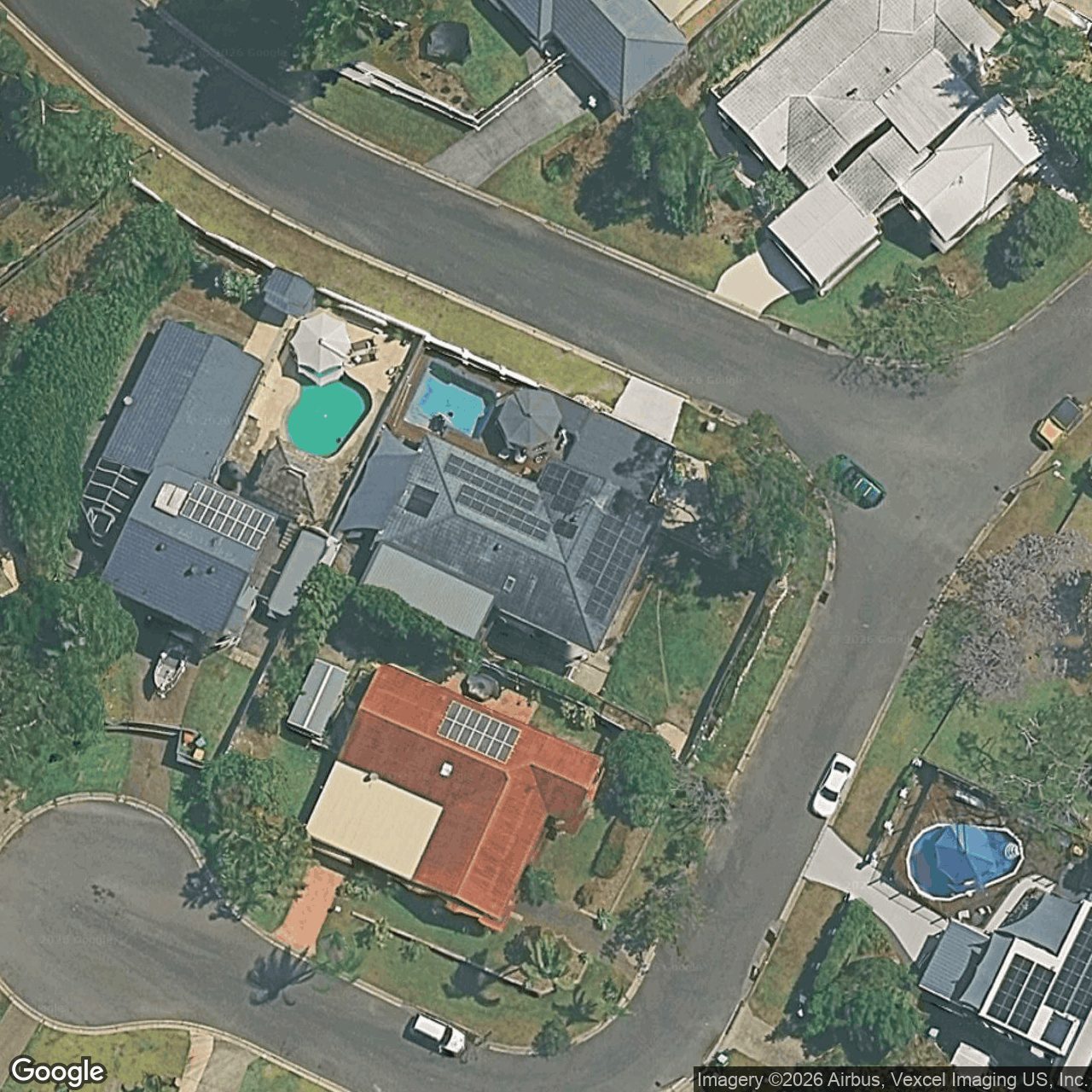Aerial view of 8 Capano Court, Elanora QLD 4221