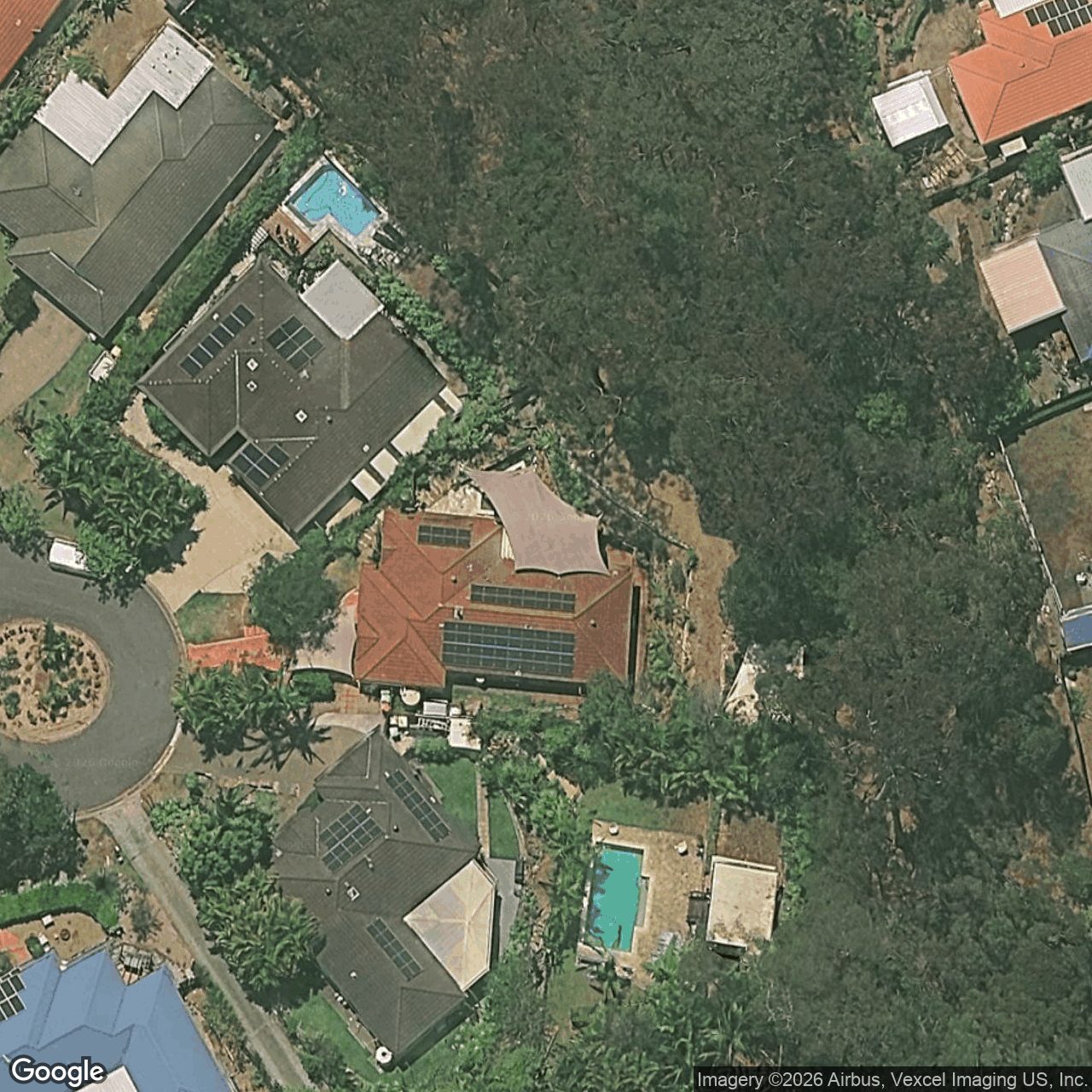 Aerial view of 61 Tipuana Drive, Elanora QLD 4221