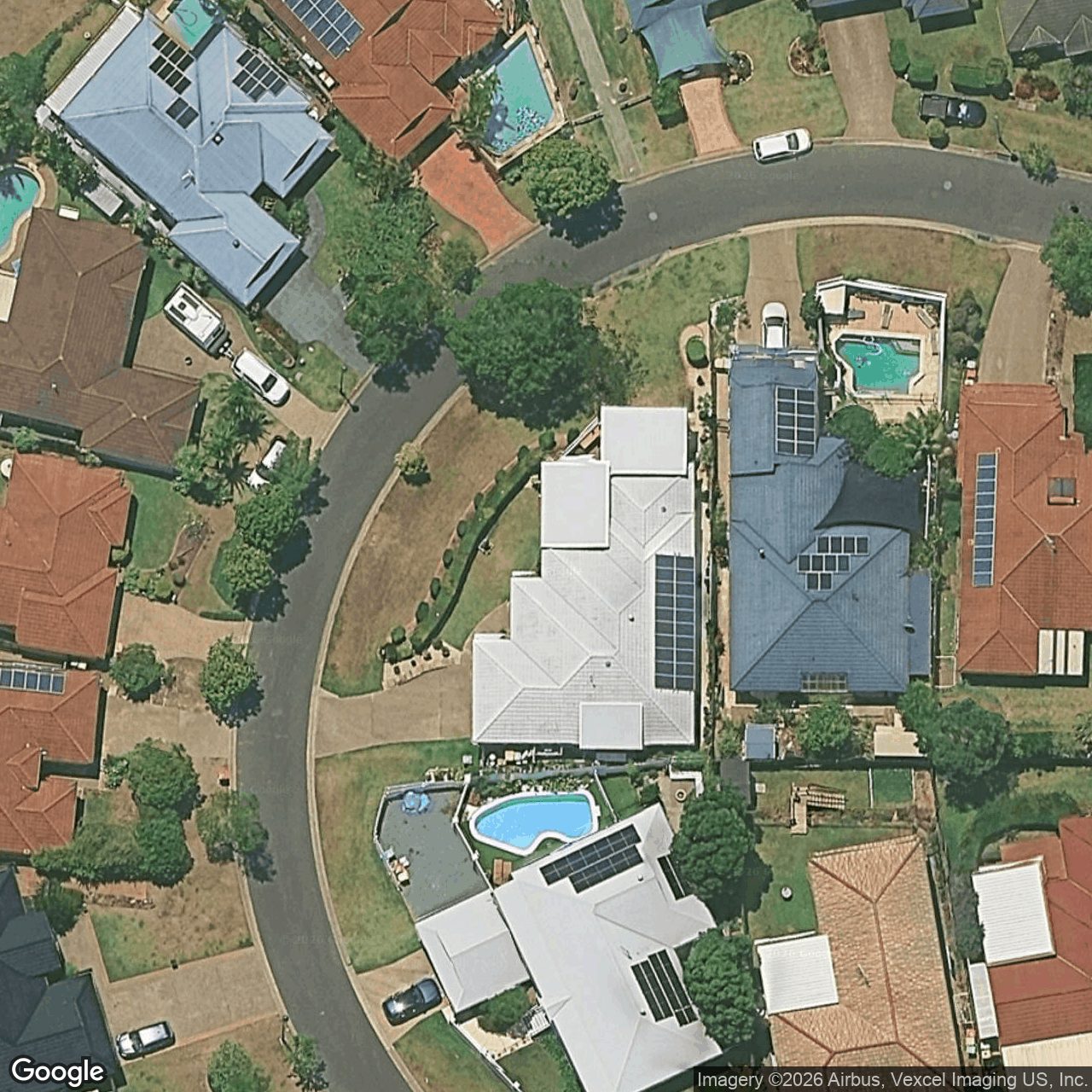 Aerial view of 20 Tipuana Drive, Elanora QLD 4221