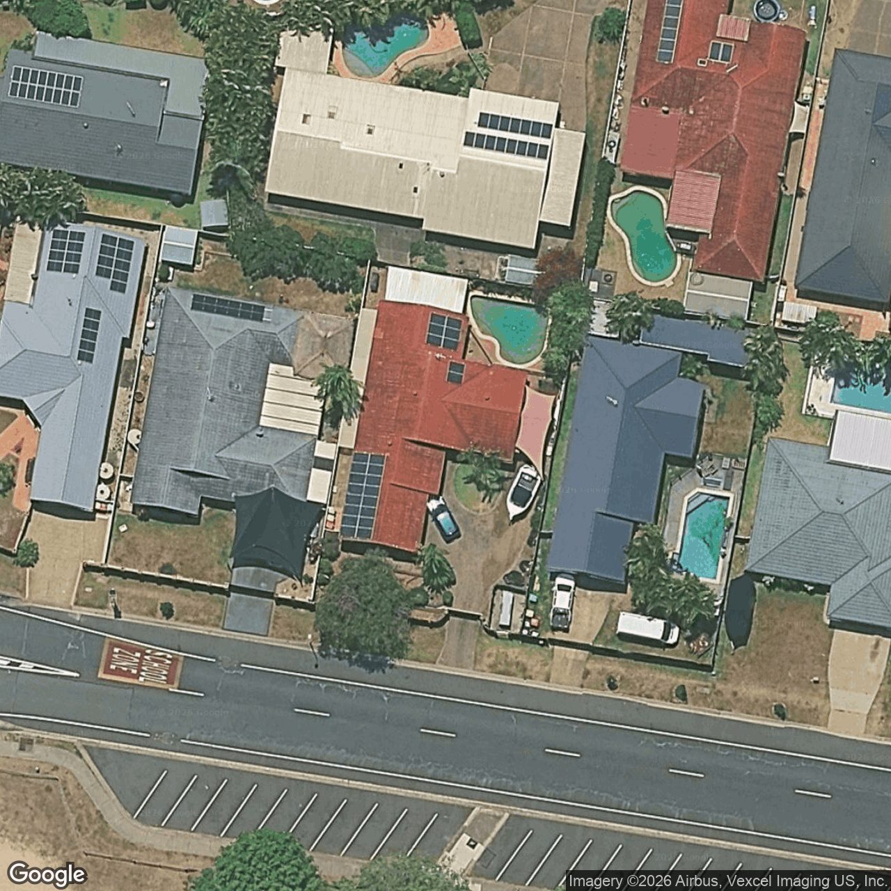 Aerial view of 6 Avocado Street, Elanora QLD 4221