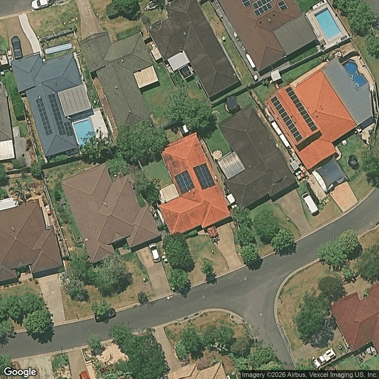 Aerial view of 36 Tipuana Drive, Elanora QLD 4221