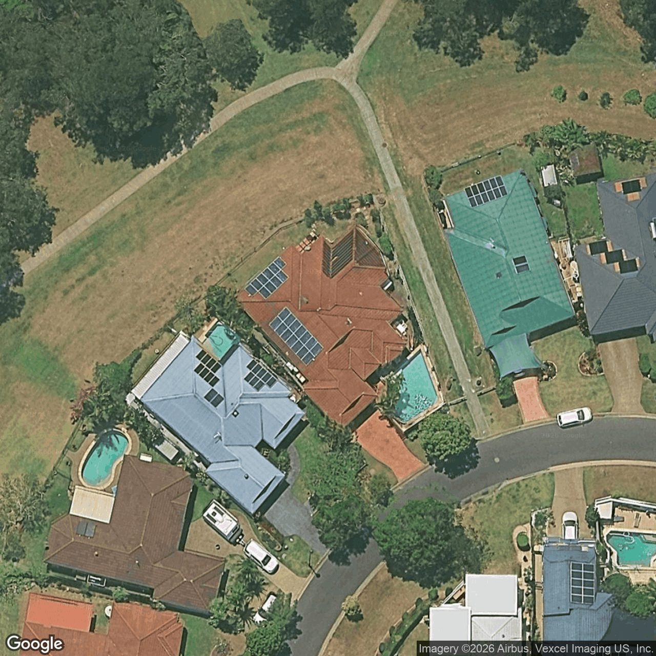 Aerial view of 17 Tipuana Drive, Elanora QLD 4221