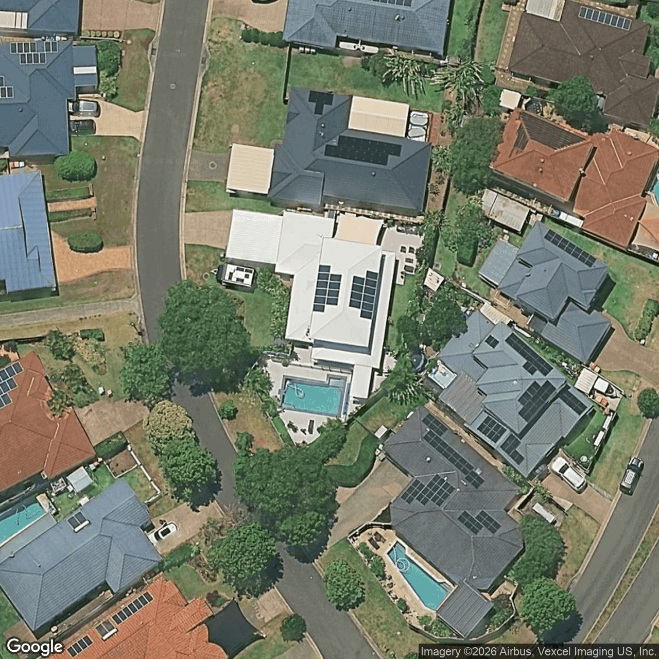 Aerial view of 44 Tussock Crescent, Elanora QLD 4221