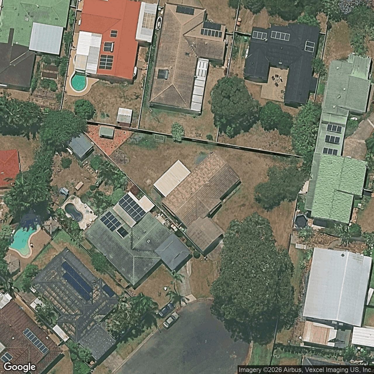 Aerial view of 100 Saffron Street, Elanora QLD 4221