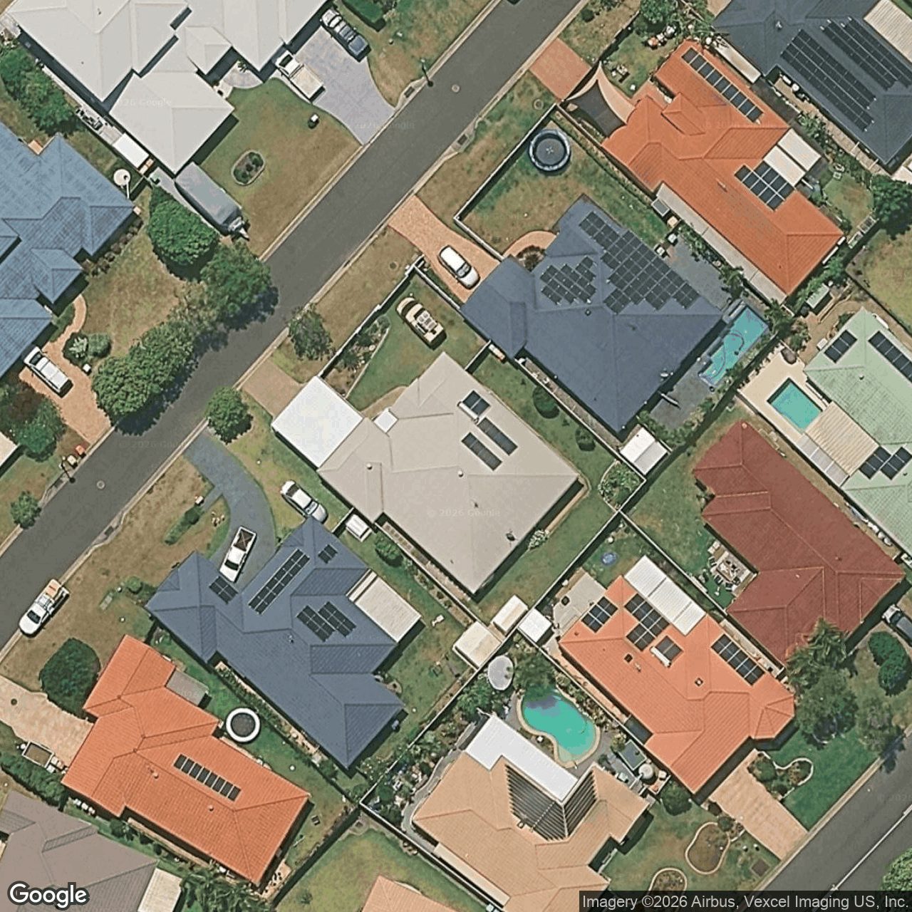 Aerial view of 14 Tussock Crescent, Elanora QLD 4221