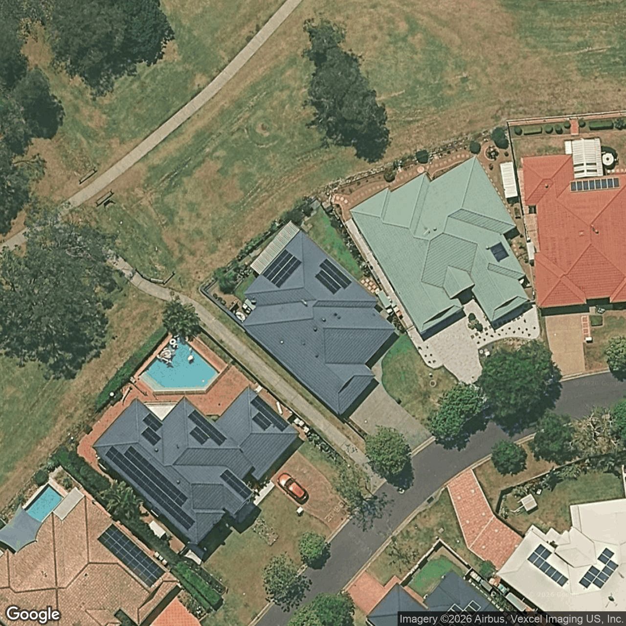 Aerial view of 9 Tussock Crescent, Elanora QLD 4221