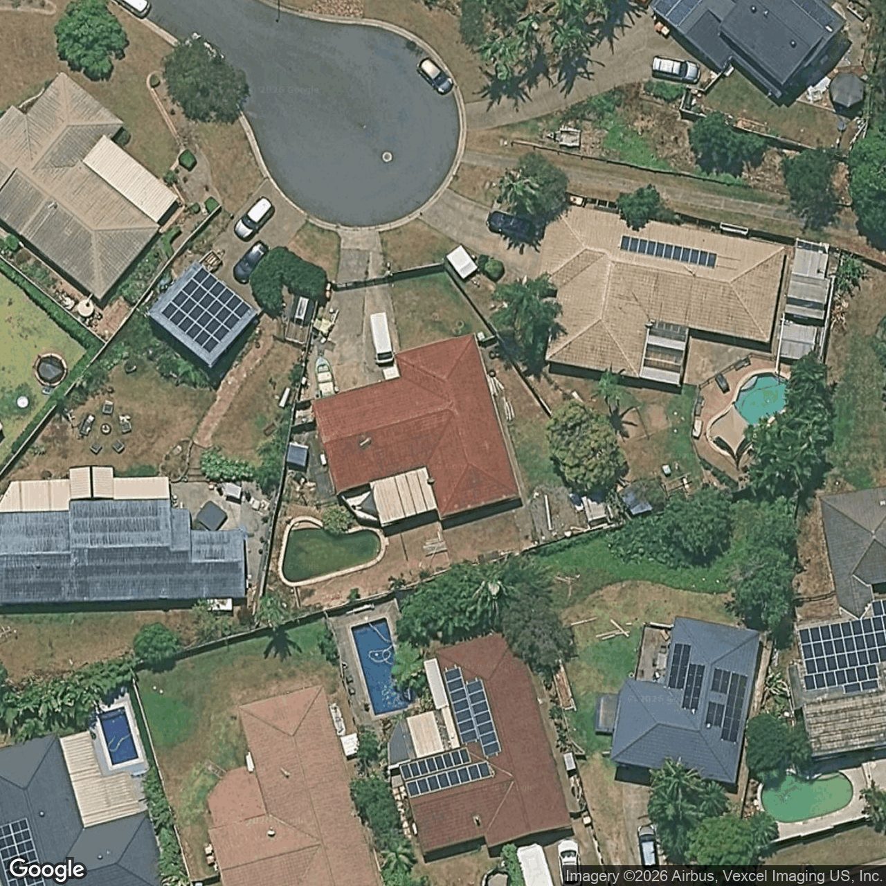 Aerial view of 5 Abele Court, Elanora QLD 4221