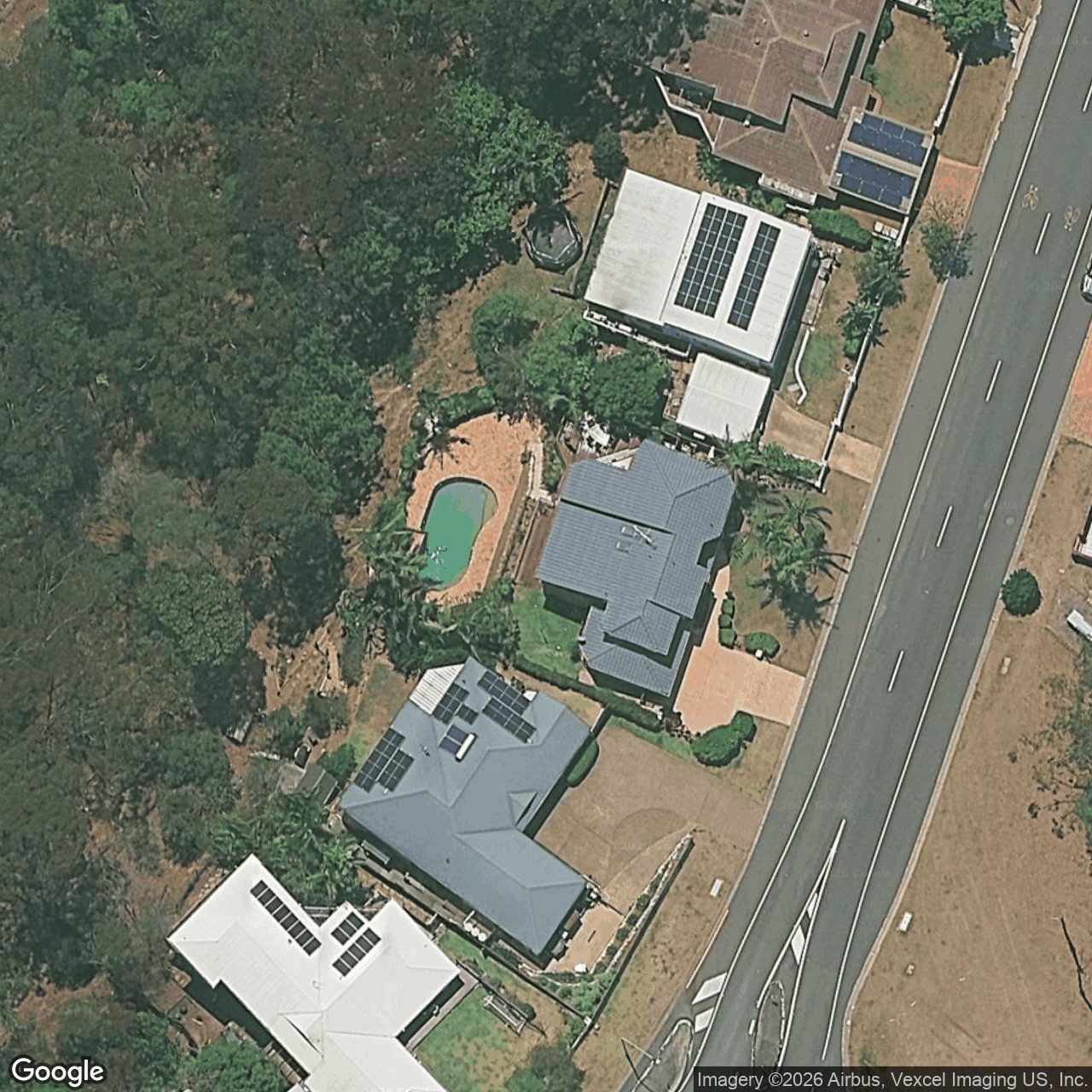 Aerial view of 55 Doubleview Drive, Elanora QLD 4221
