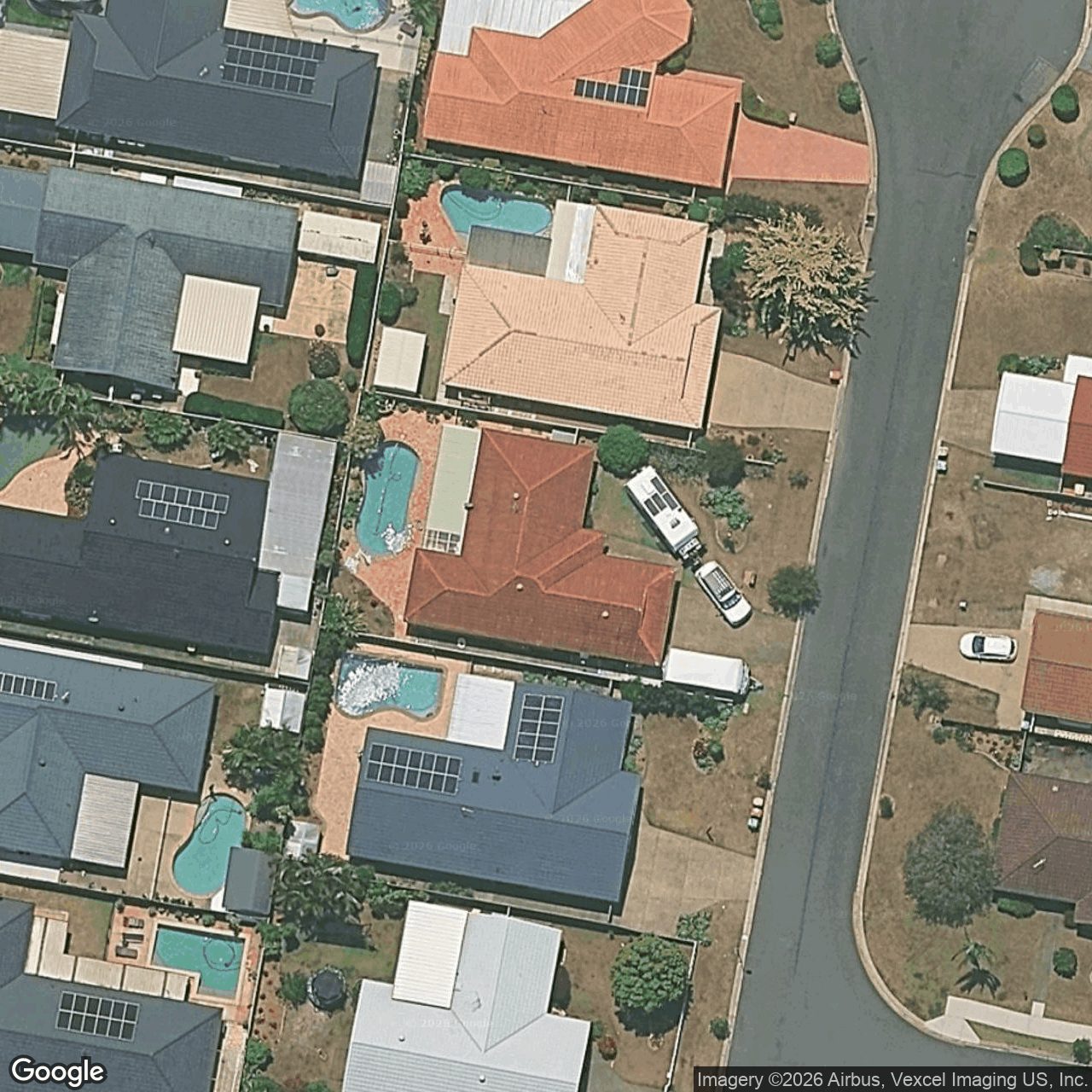 Aerial view of 9 Damson Place, Elanora QLD 4221