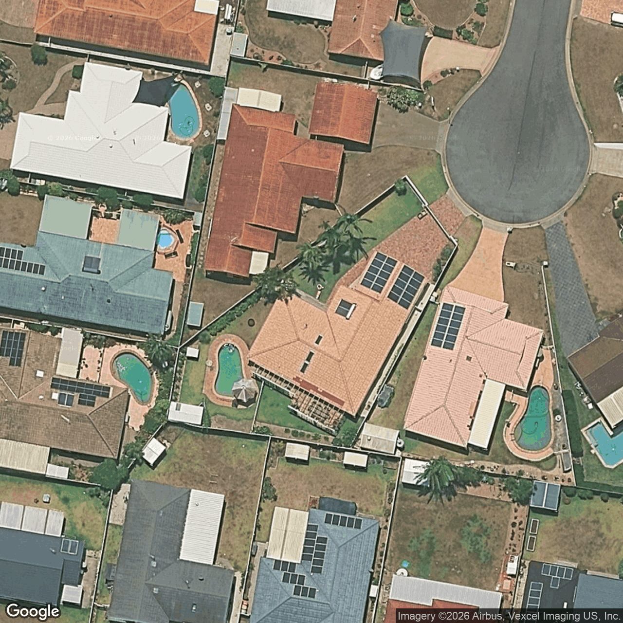 Aerial view of 25 Damson Place, Elanora QLD 4221