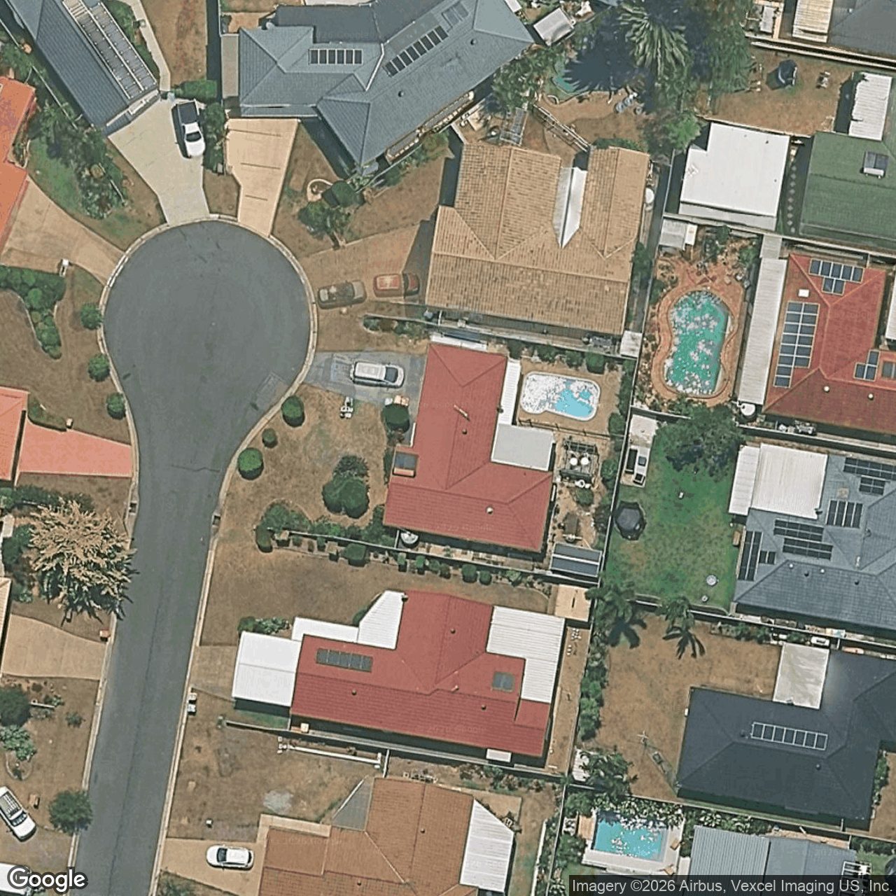Aerial view of 6 Damson Place, Elanora QLD 4221
