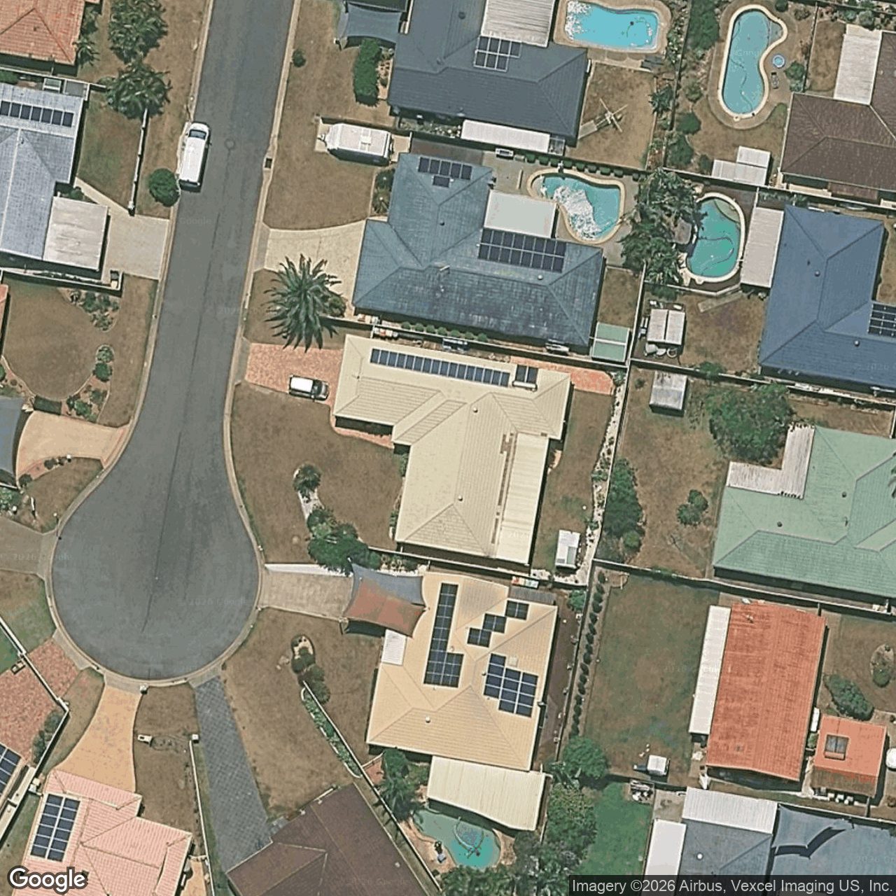 Aerial view of 20 Damson Place, Elanora QLD 4221