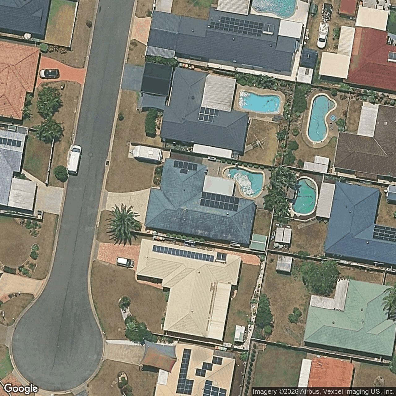 Aerial view of 18 Damson Place, Elanora QLD 4221