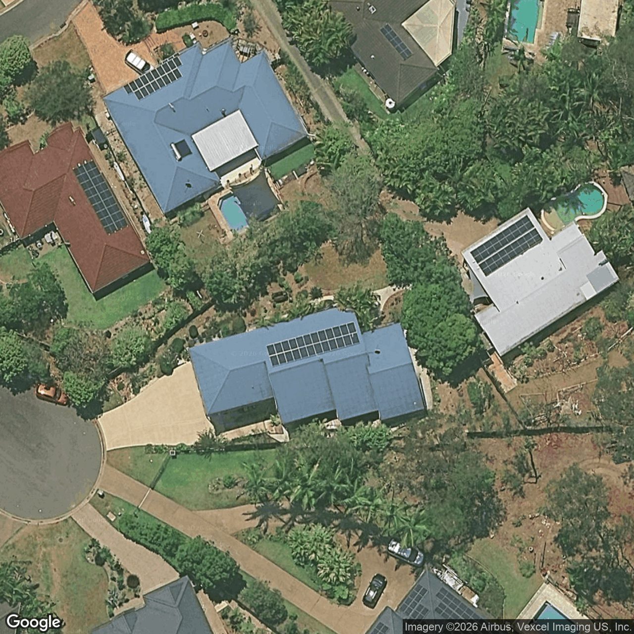 Aerial view of 4 Fig Street, Elanora QLD 4221